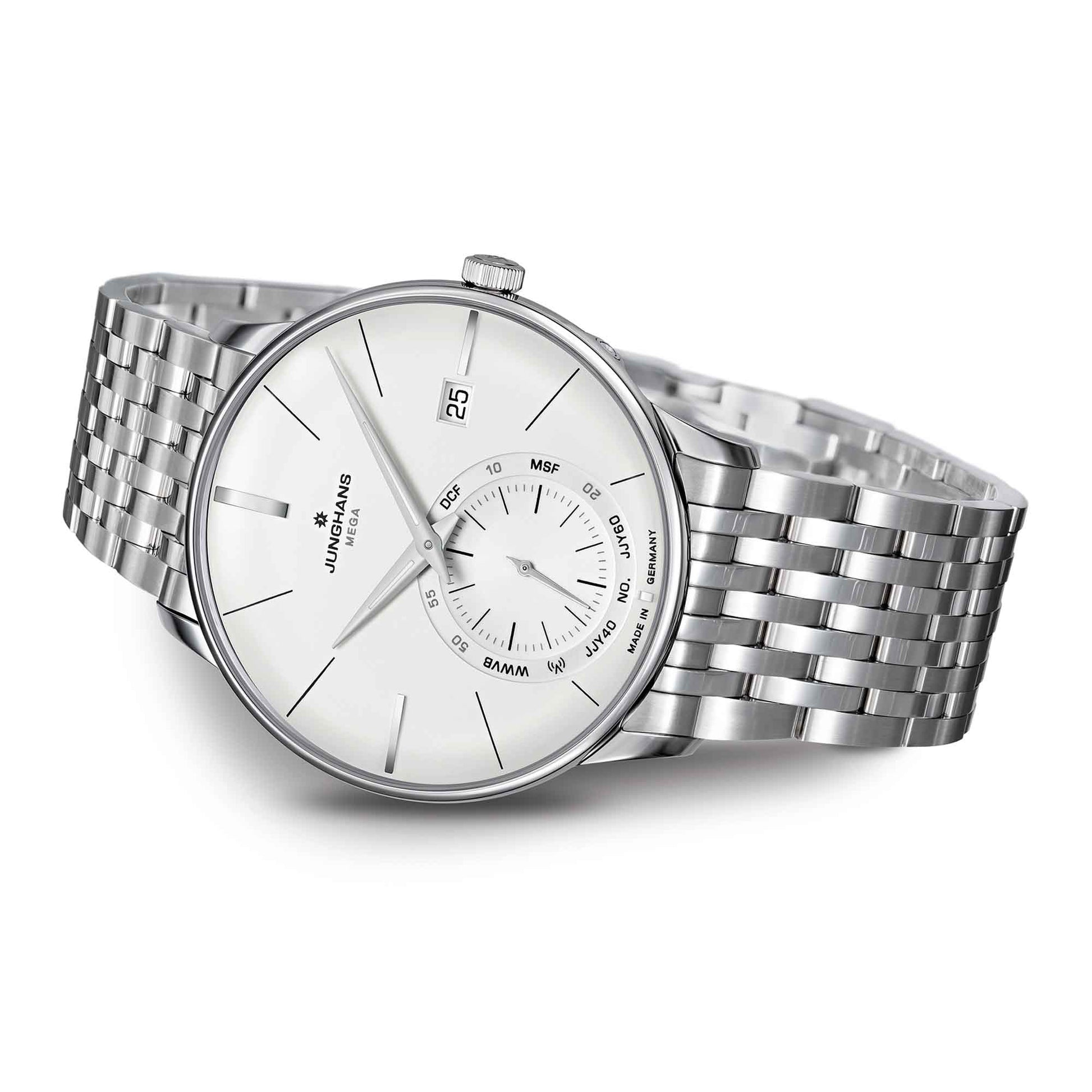 Junghans Meister MEGA Kleine Sekunde - 58/4900.46 (46) aus Edelstahl