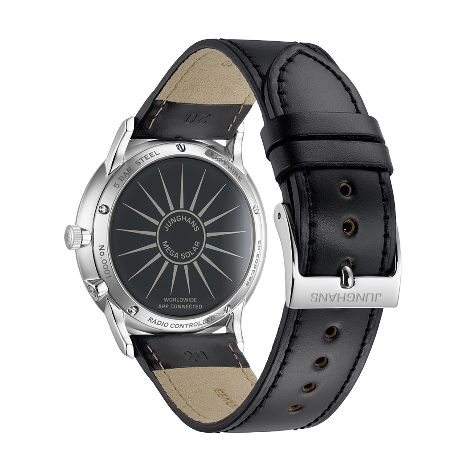 Junghans Meister MEGA Solar - 59/4603.02 (02) aus Edelstahl