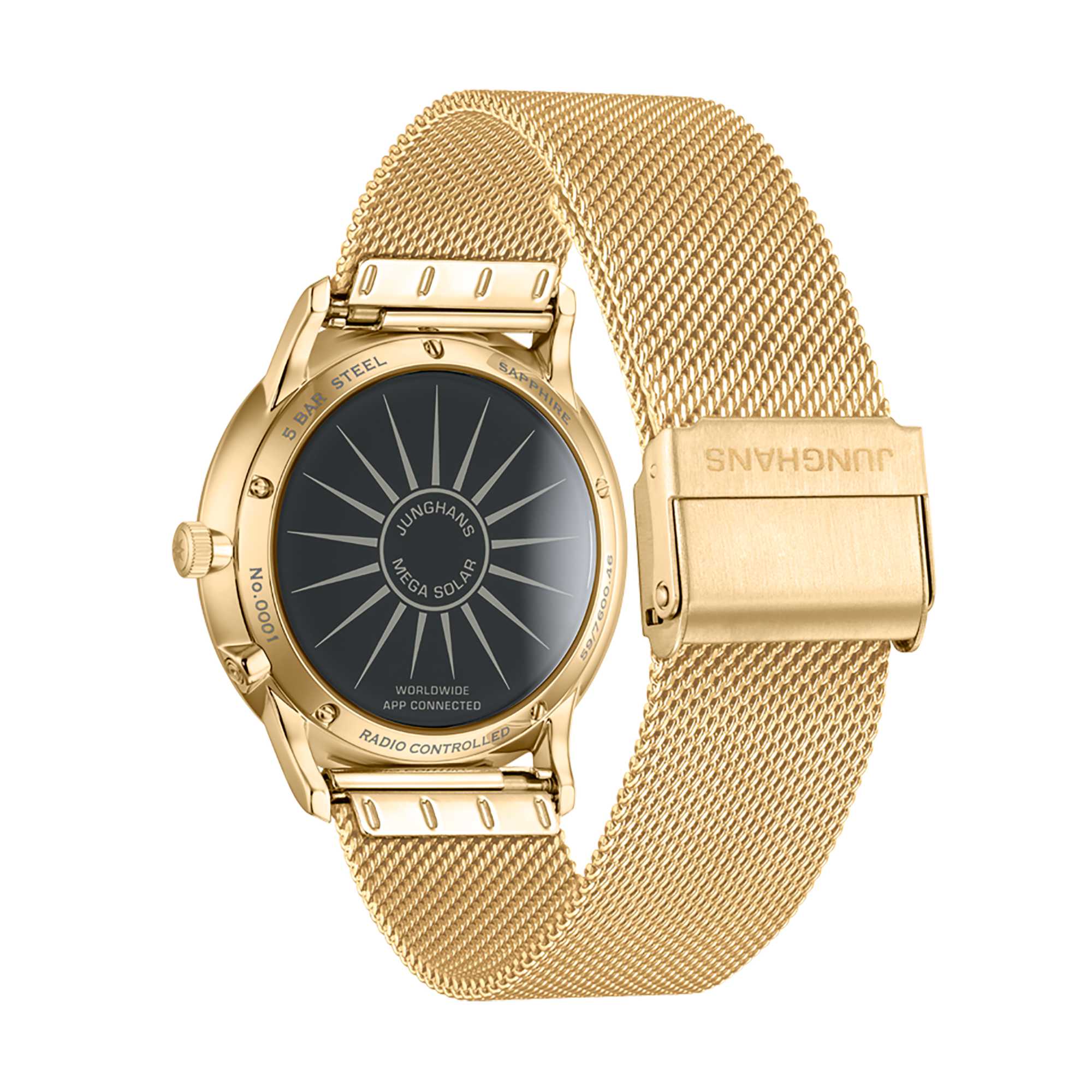 Junghans Meister MEGA Solar - 59/7600.46 (46) aus Edelstahl