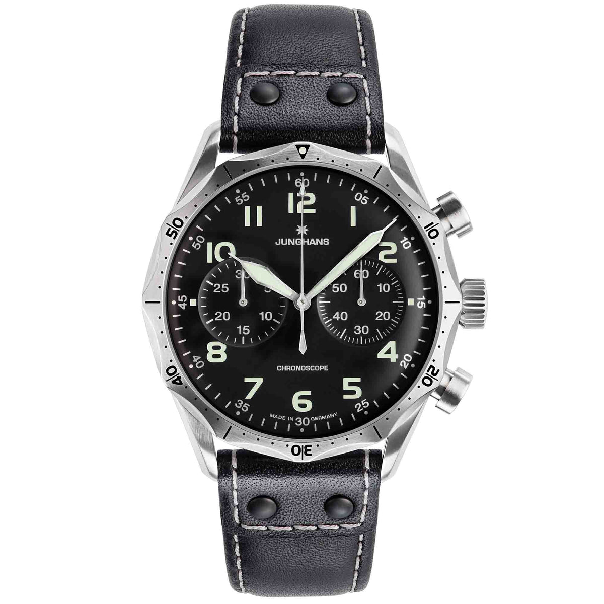 Junghans Pilot Chronoscope - 27/3590.00 (00) aus Silber