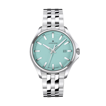 Meister S Quarz 35, Edelstahl von Junghans (47/4530.44)