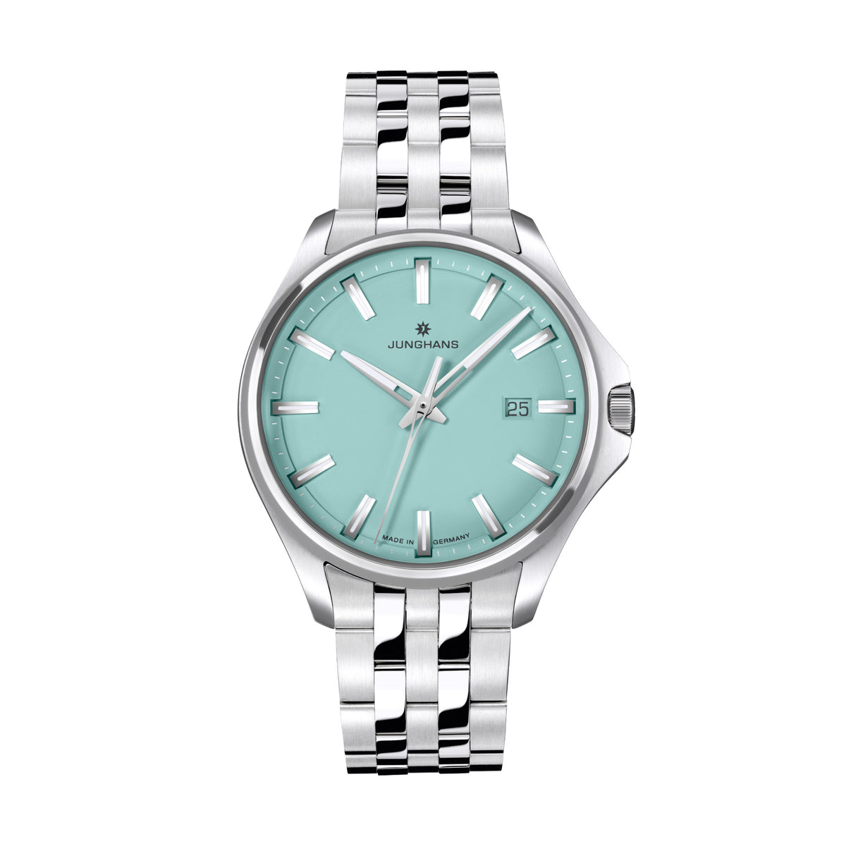Junghans Meister S Quarz 35 - 47/4530.44 (44) aus Edelstahl