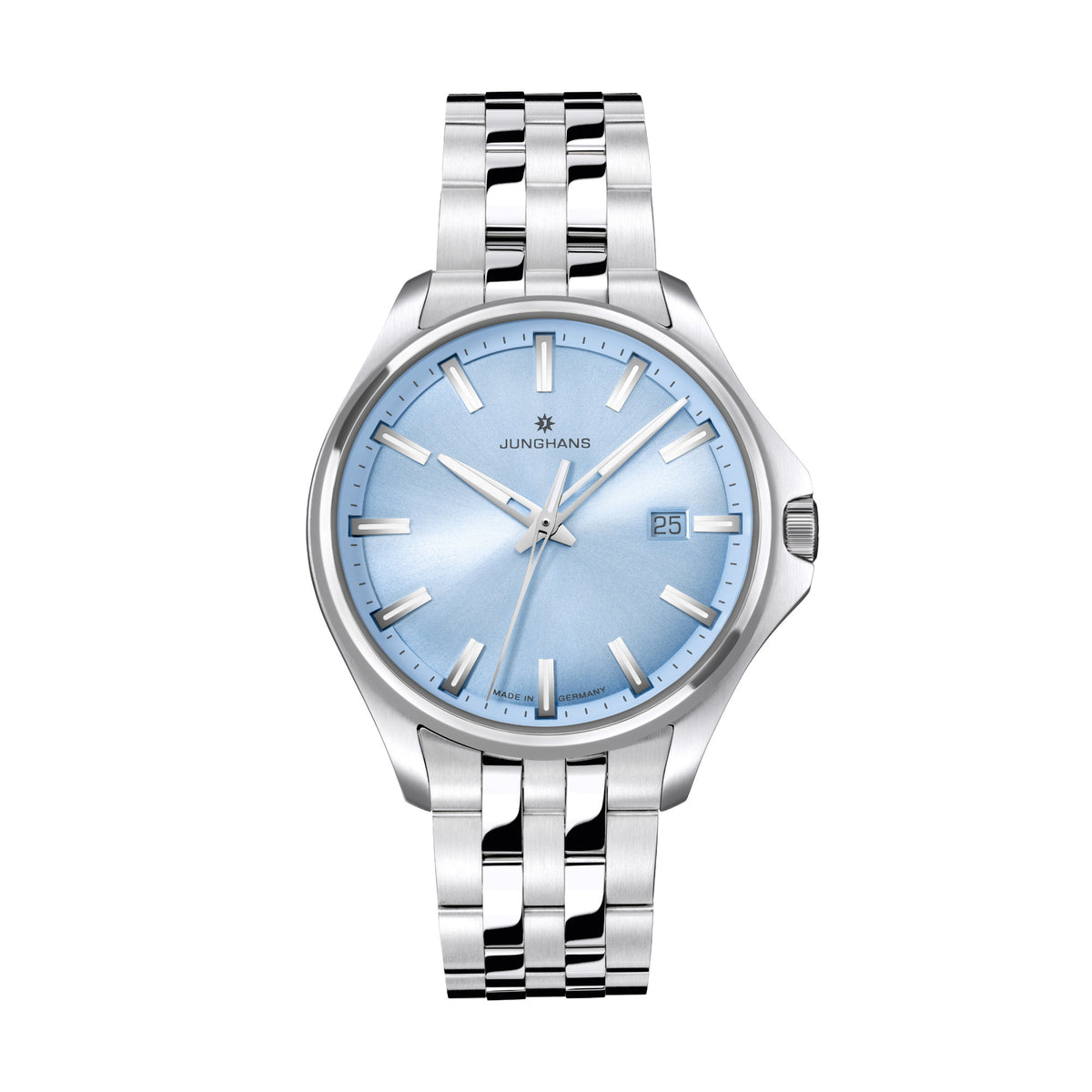 Junghans Meister S Quarz 35 - 47/4531.44 (44) aus Edelstahl