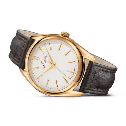 Meister Signatur Handaufzug Edition 160, Roségold • Diamant von Junghans (27/9103.00)