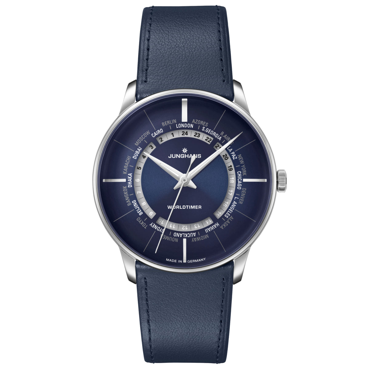 Junghans Meister Worldtimer - 27/3010.01 (01) aus Edelstahl