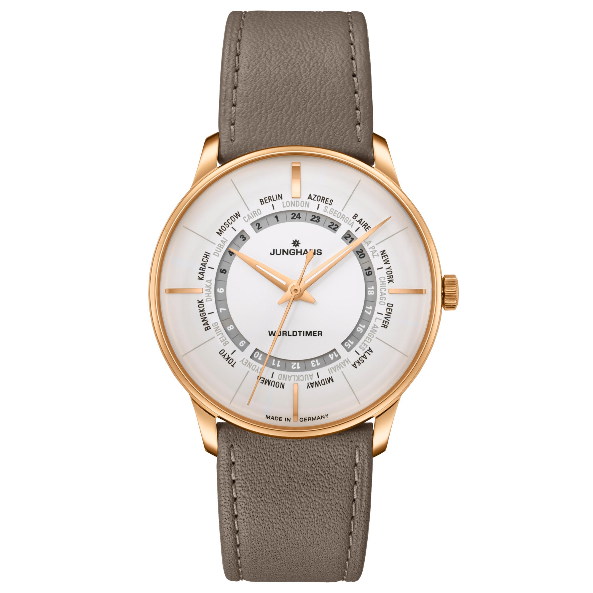 Junghans Meister Worldtimer - 27/5012.01 (01) aus Edelstahl