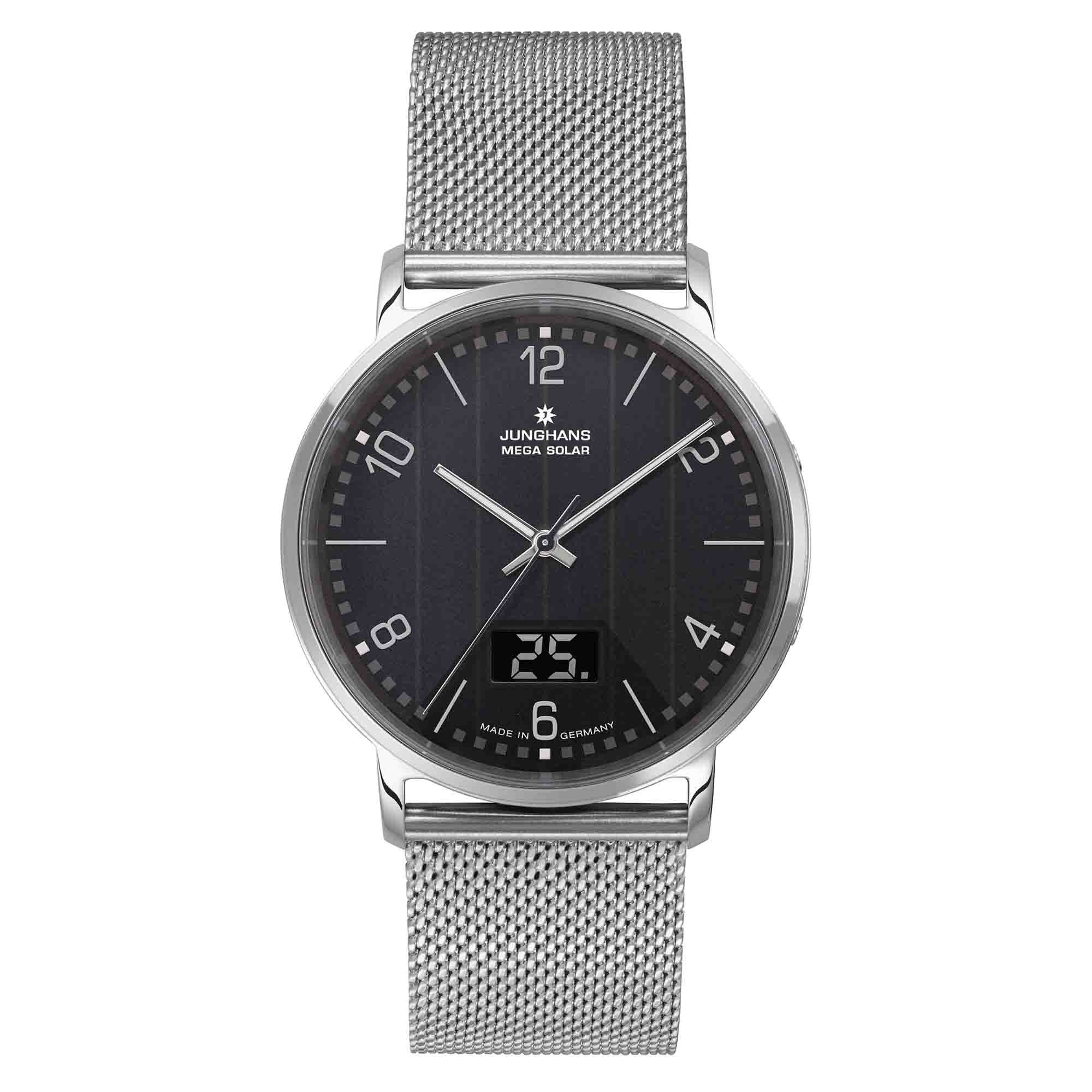 Junghans Milano Mega Solar - 56/4628.44 (44) aus Edelstahl