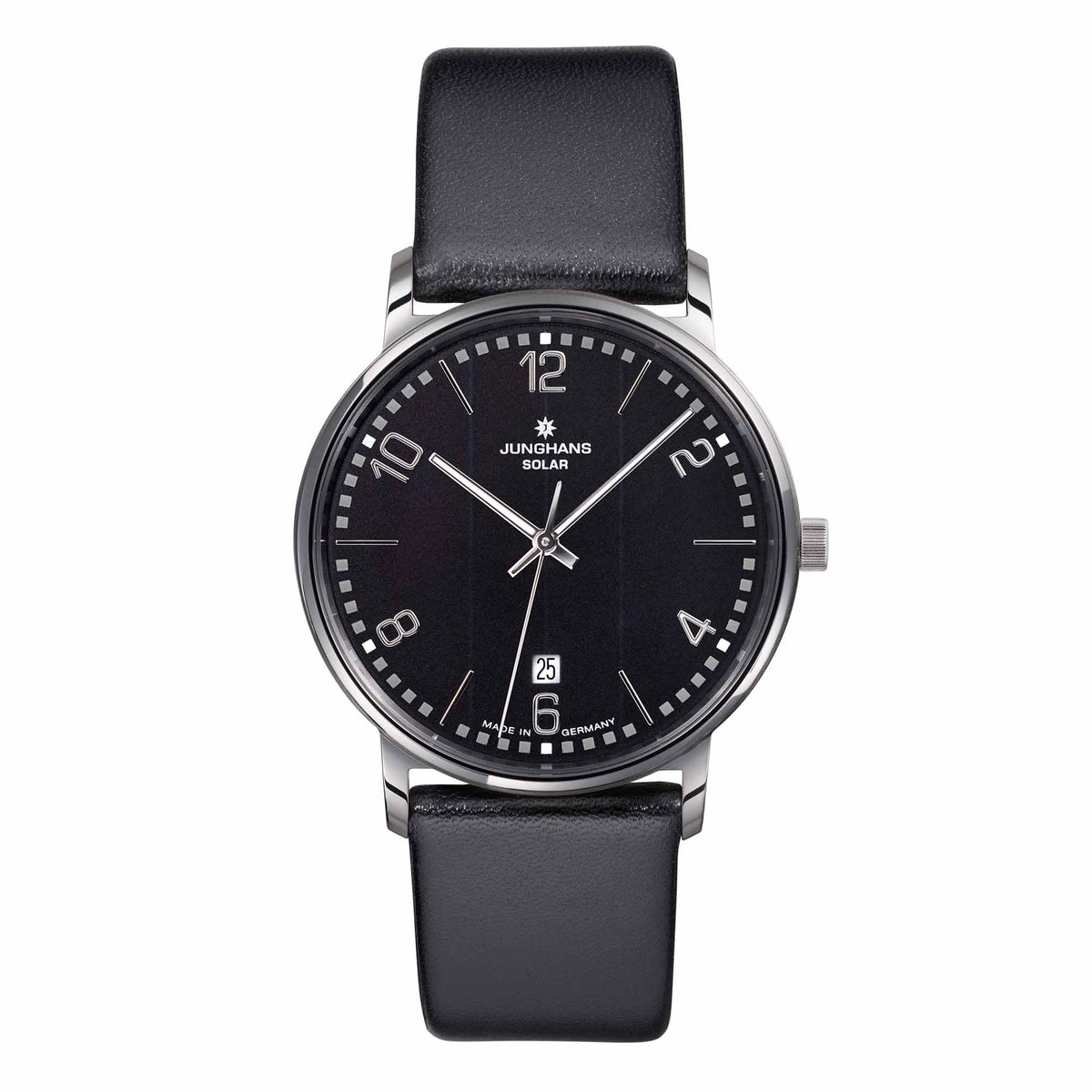 Junghans Milano Solar - 14/4062.00 (00) aus Leder, Edelstahl
