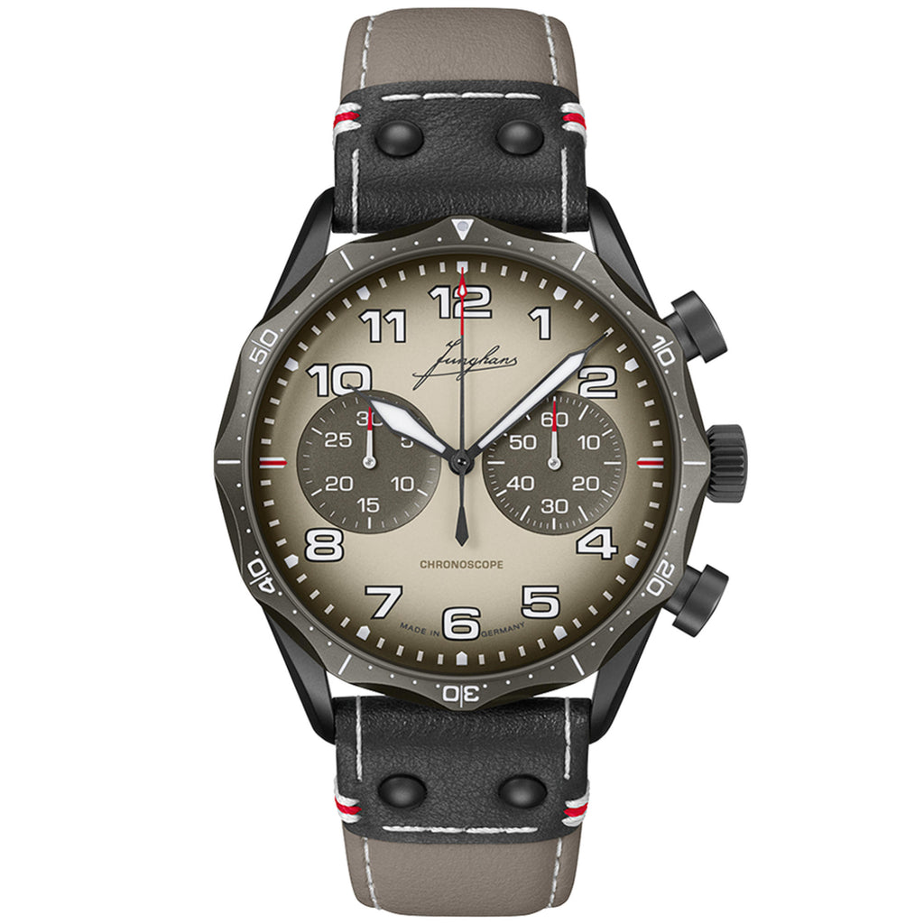 Junghans Pilot Chronoscope - 27/3398.00 (00) aus Edelstahl