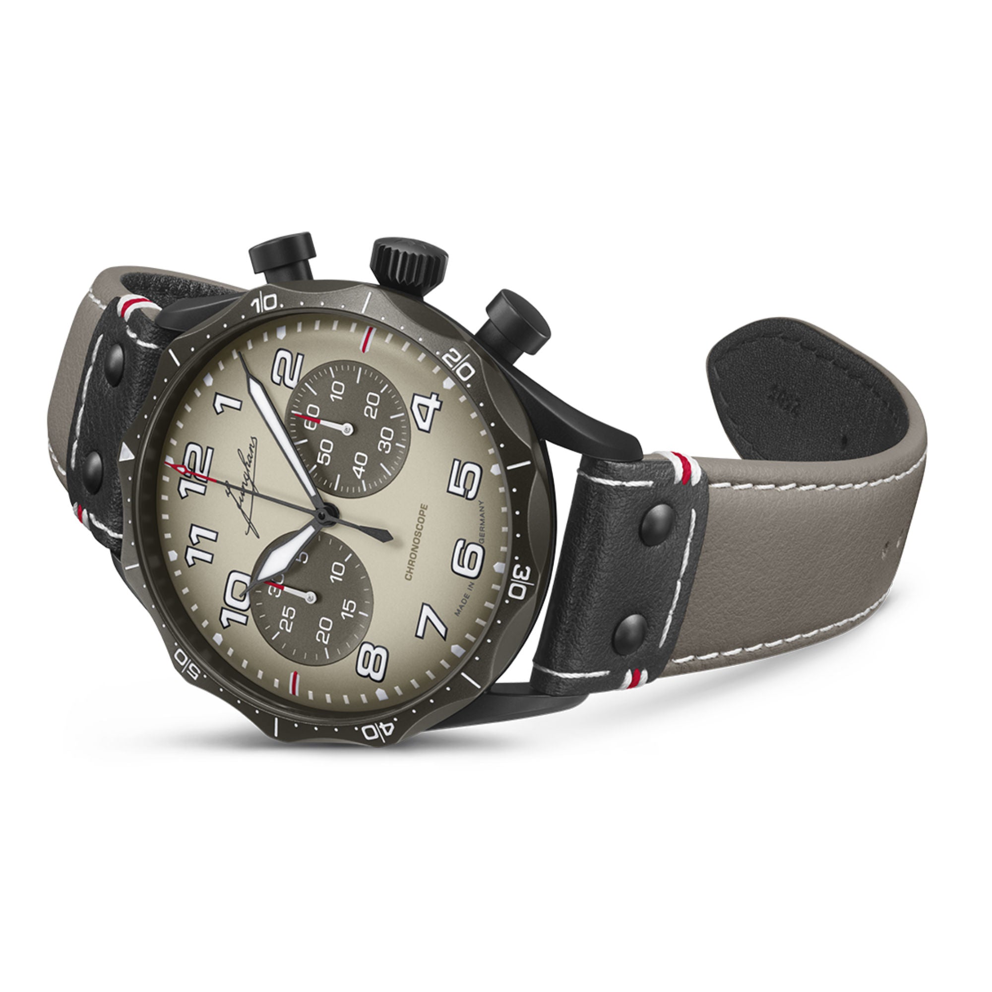 Junghans Pilot Chronoscope - 27/3398.00 (00) aus Edelstahl