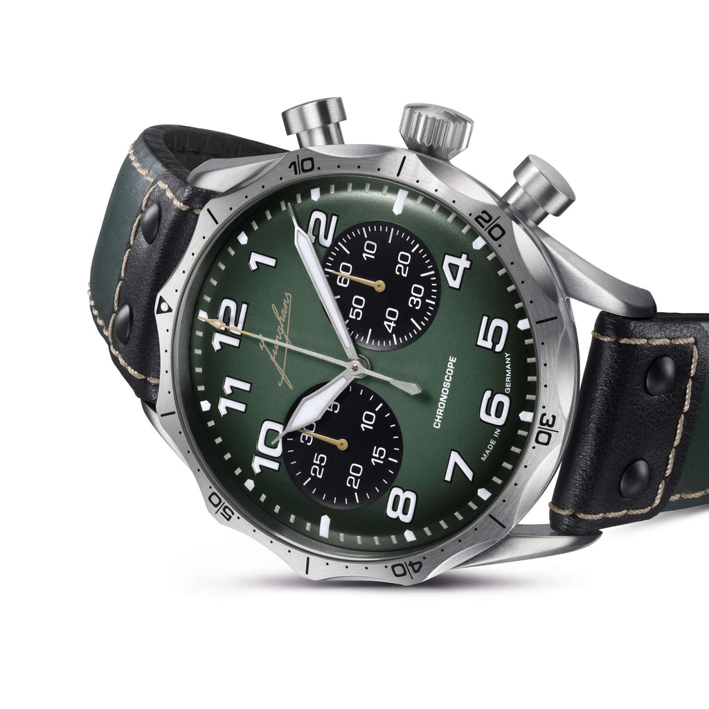 Junghans Pilot Chronoscope - 27/3492.00 (00) aus Edelstahl
