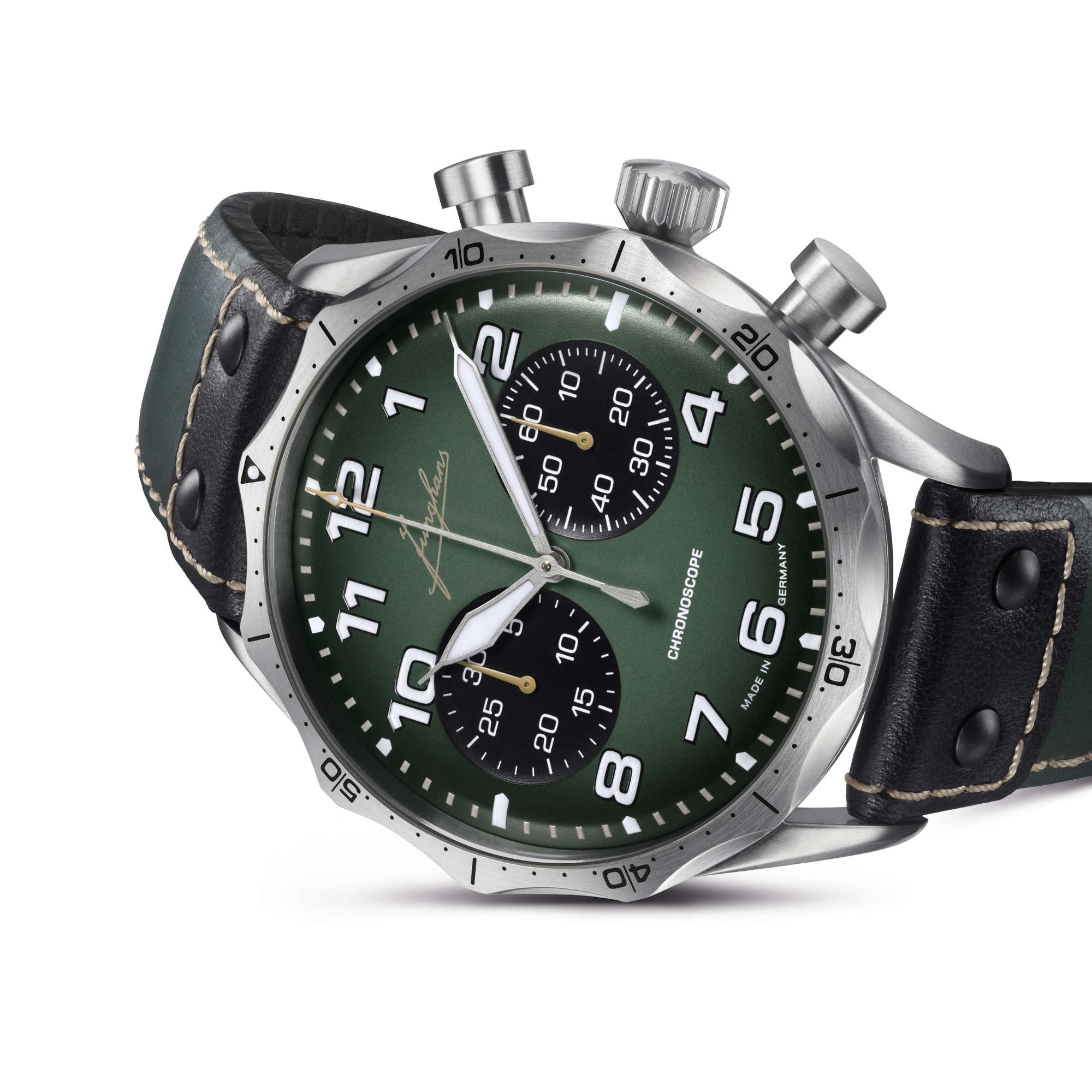 Junghans Pilot Chronoscope - 27/3492.00 (00) aus Edelstahl