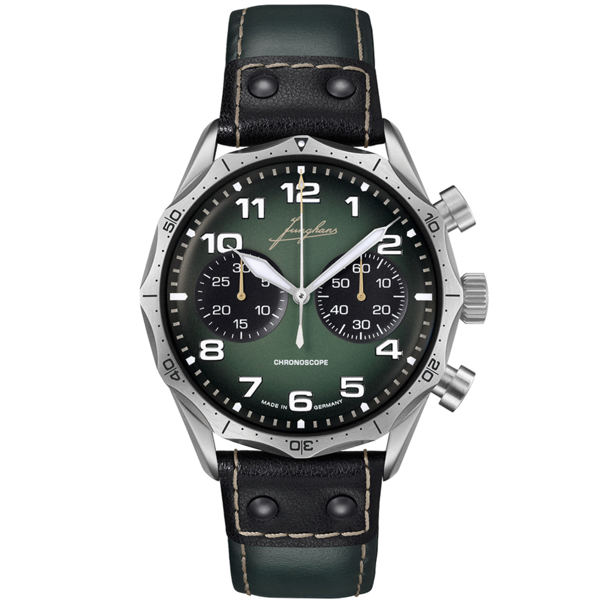 Junghans Pilot Chronoscope - 27/3492.00 (00) aus Edelstahl