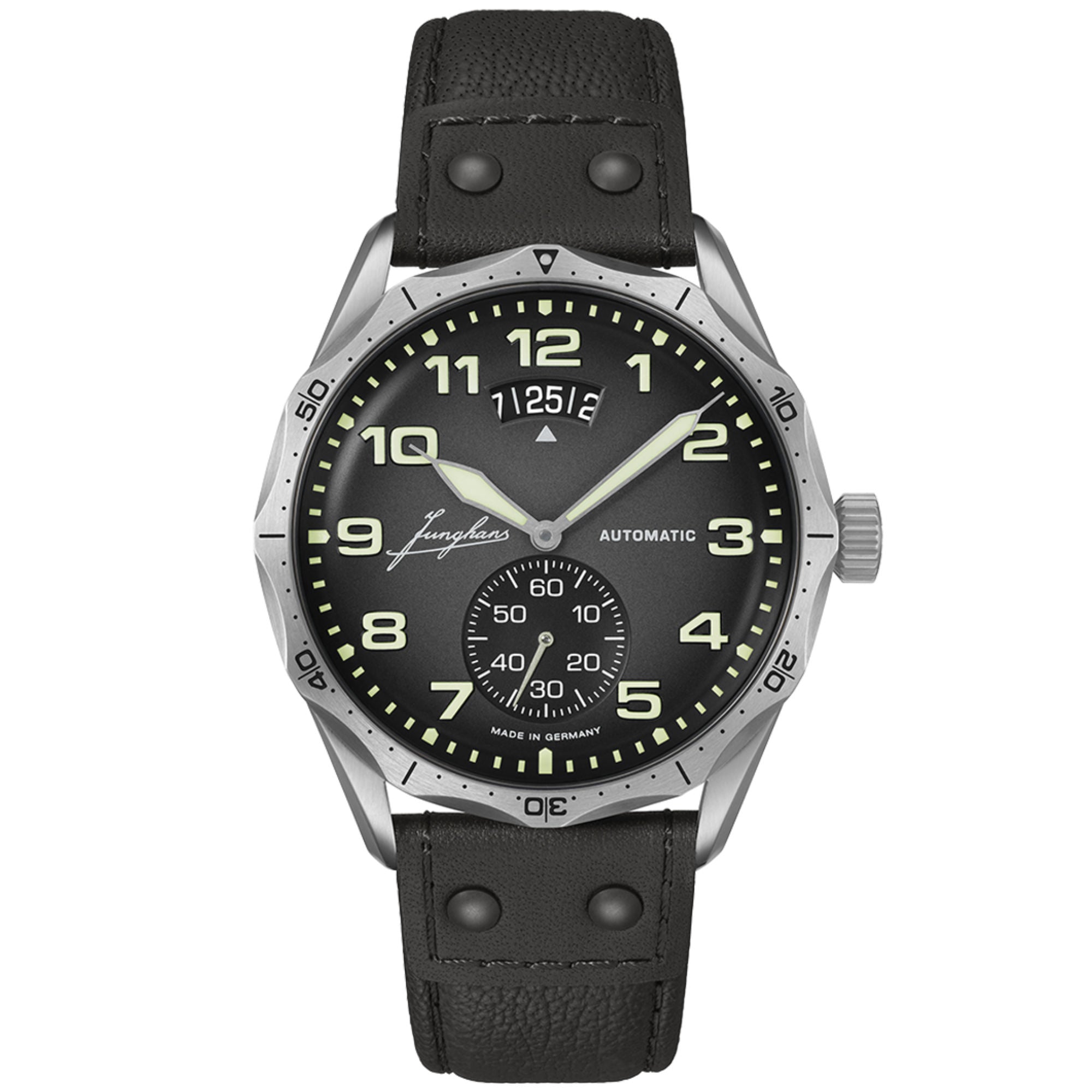 Junghans Pilot Chronoscope - 27/4490.00 (00) aus Edelstahl