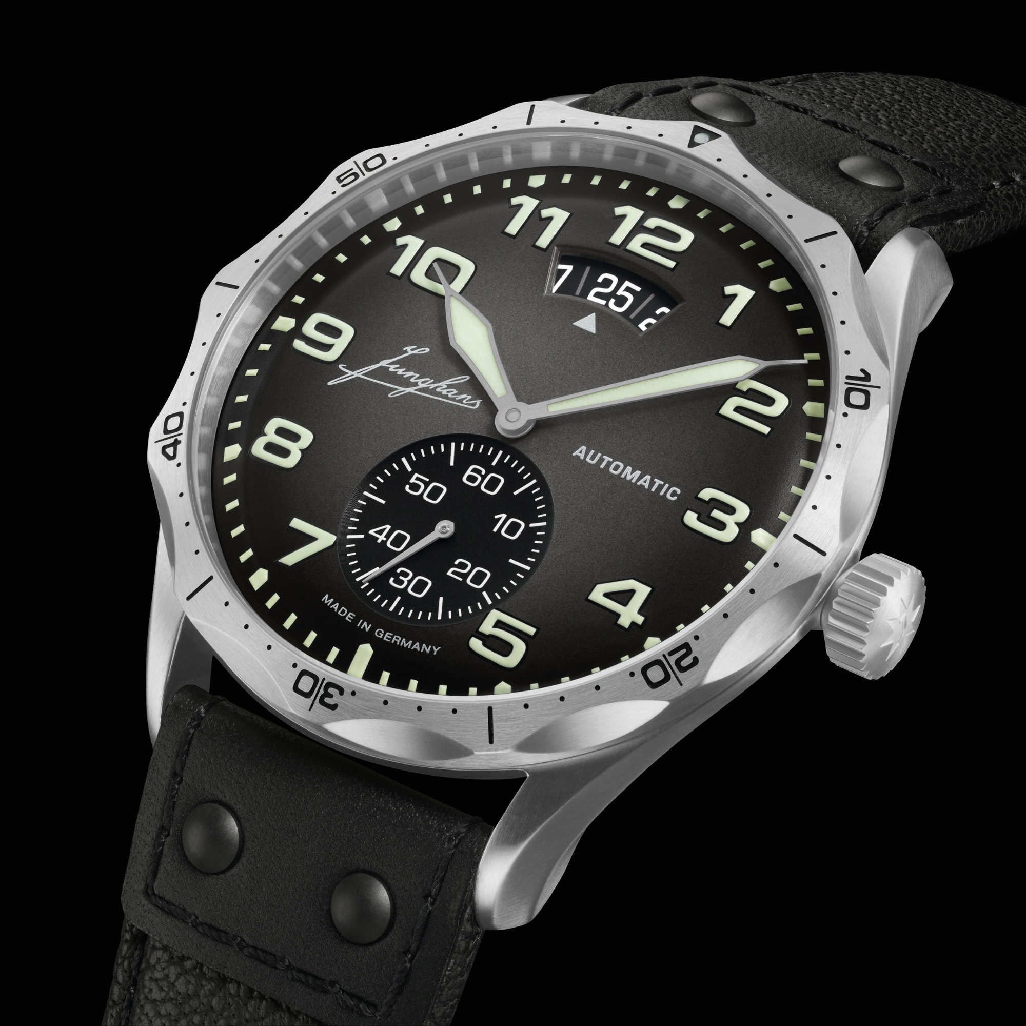Junghans Pilot Chronoscope - 27/4490.00 (00) aus Edelstahl