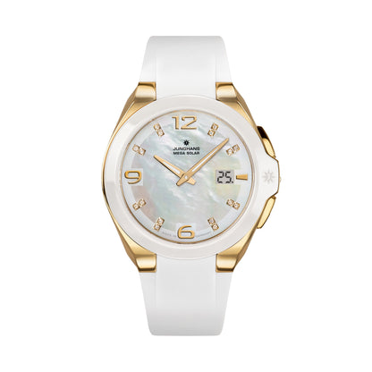 Spektrum Damen, Edelstahl • Diamant • Perlmutt von Junghans (15/1506.00)