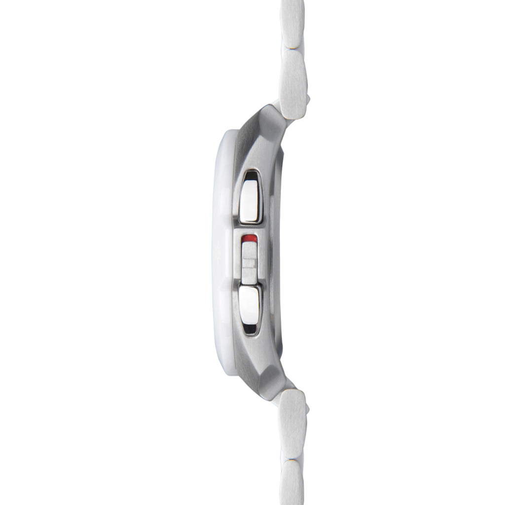 Junghans Spektrum Damen - 15/1601.44 (44) aus Edelstahl mit Perlmutt