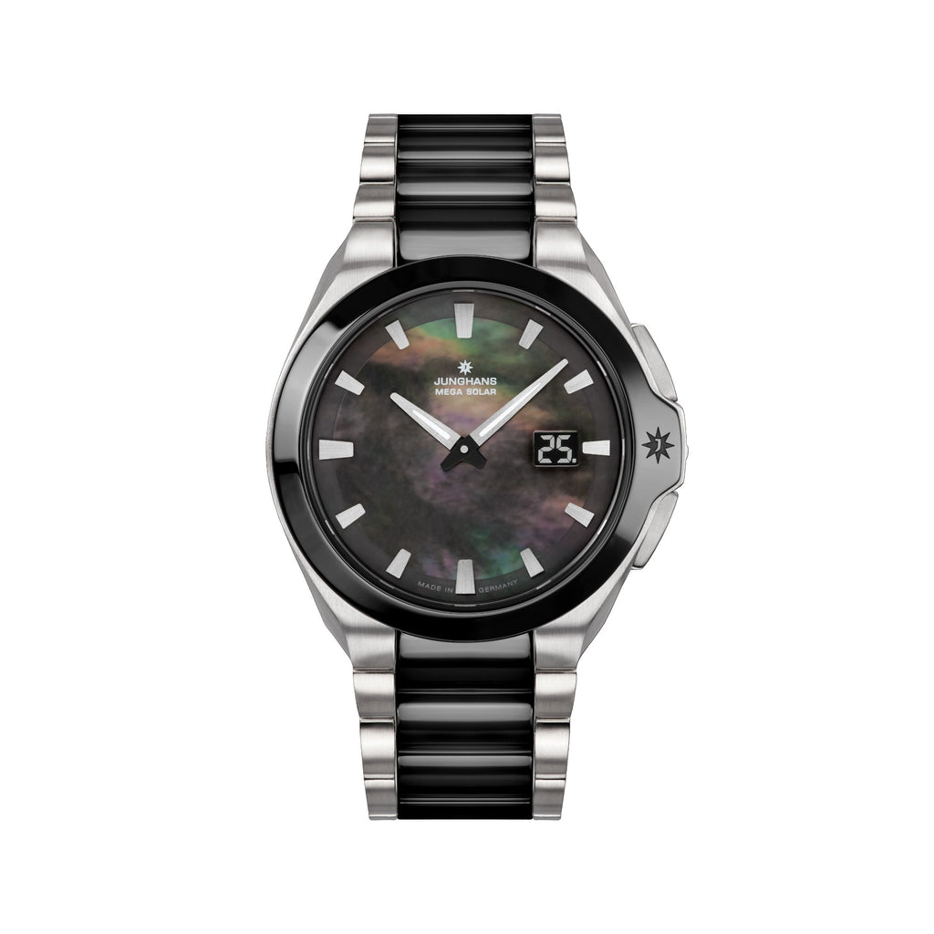 Junghans Spektrum Damen - 15/1602.44 (44) aus Edelstahl mit Perlmutt