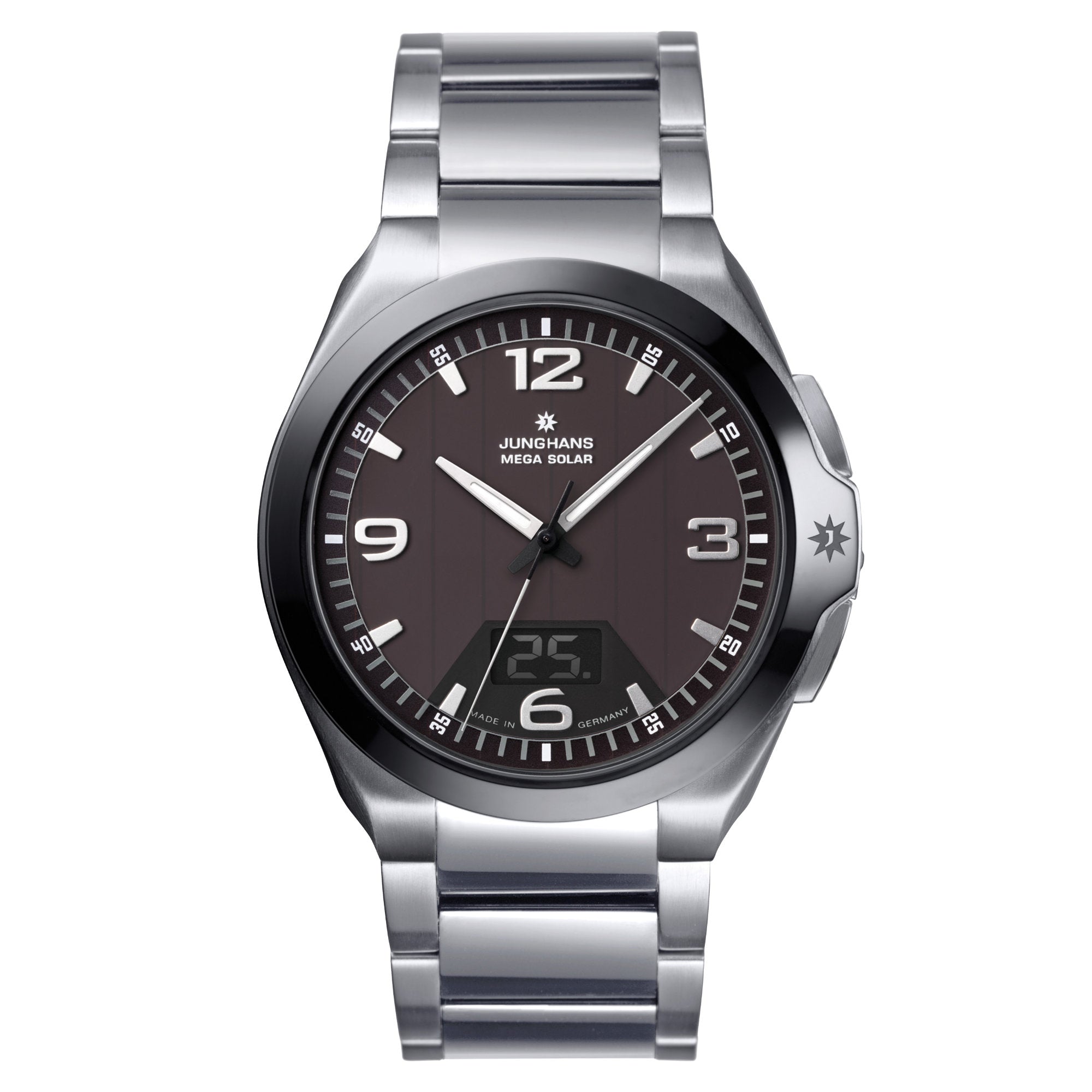 Junghans Spektrum Mega Solar - 18/1121.44 (44) aus Edelstahl