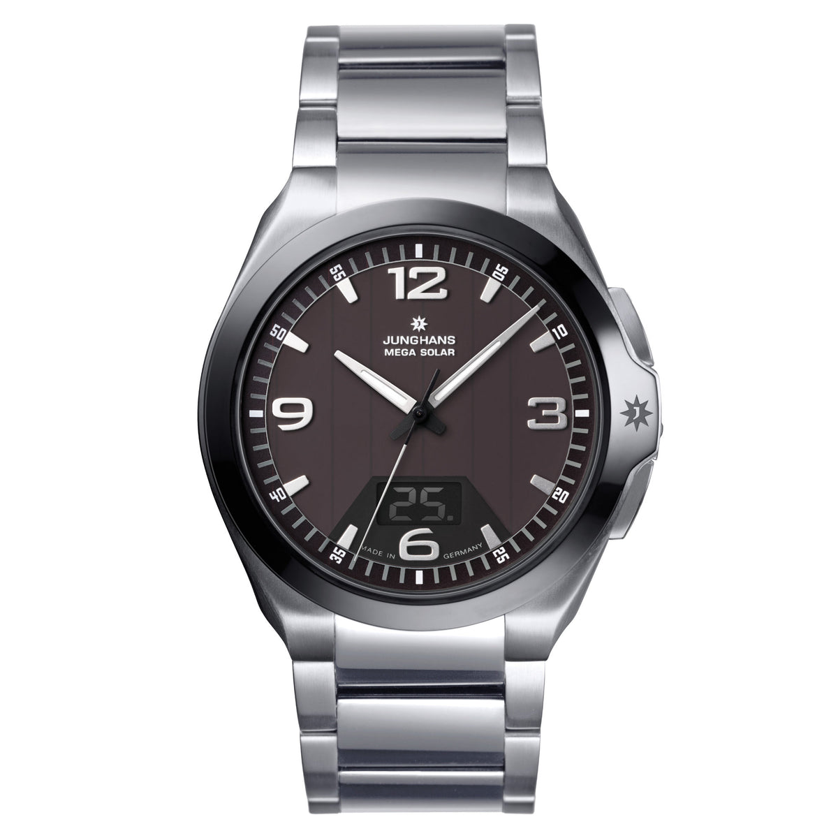 Junghans Spektrum Mega Solar - 18/1121.44 (44) aus Edelstahl
