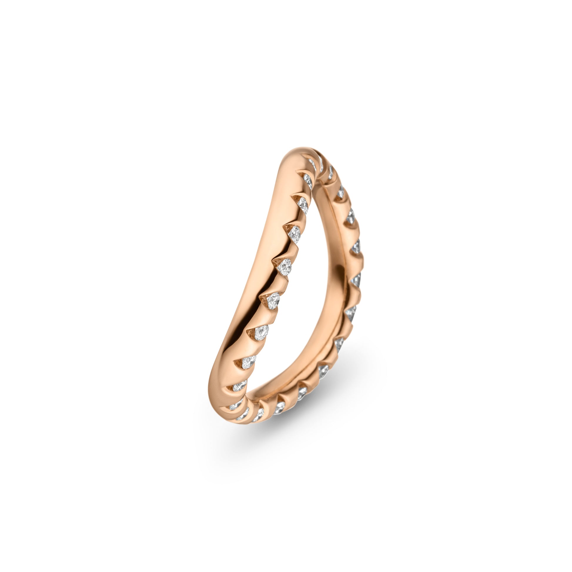 LA LUNA Diamantring, Roségold • Diamant von Schaffrath (758_2N295_030_RW)