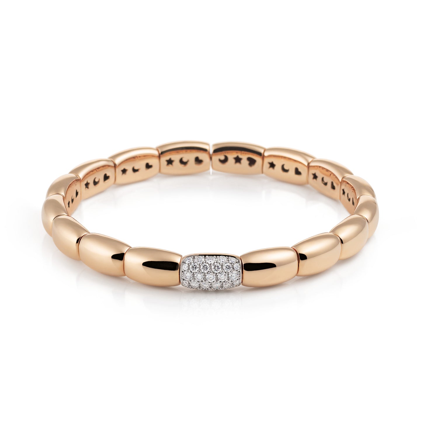 La Piazza Armband, Bicolor-Gold • Diamant von Al Coro (A983R)