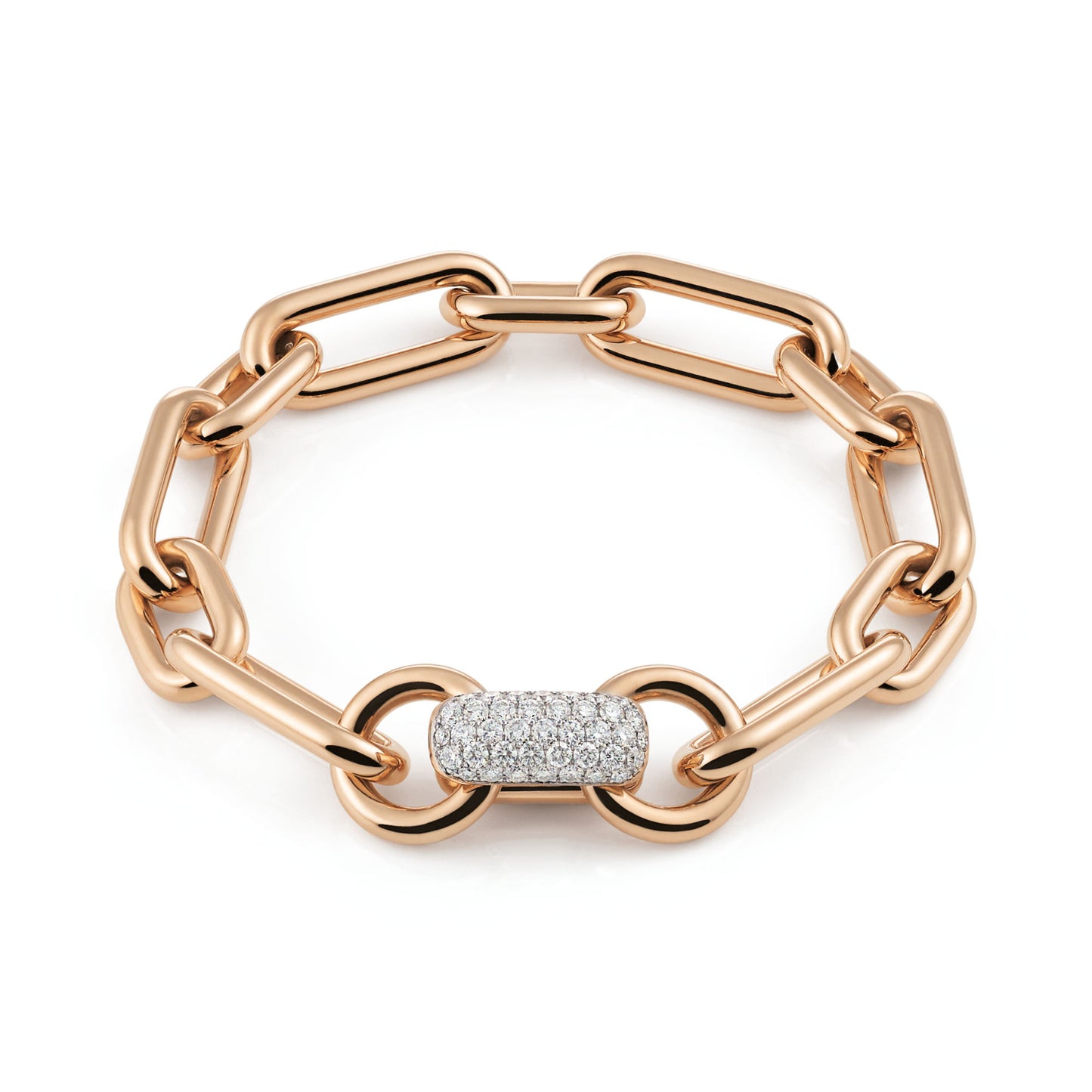 La Piazza Armband, Bicolor-Gold • Diamant von Al Coro (AB994R)