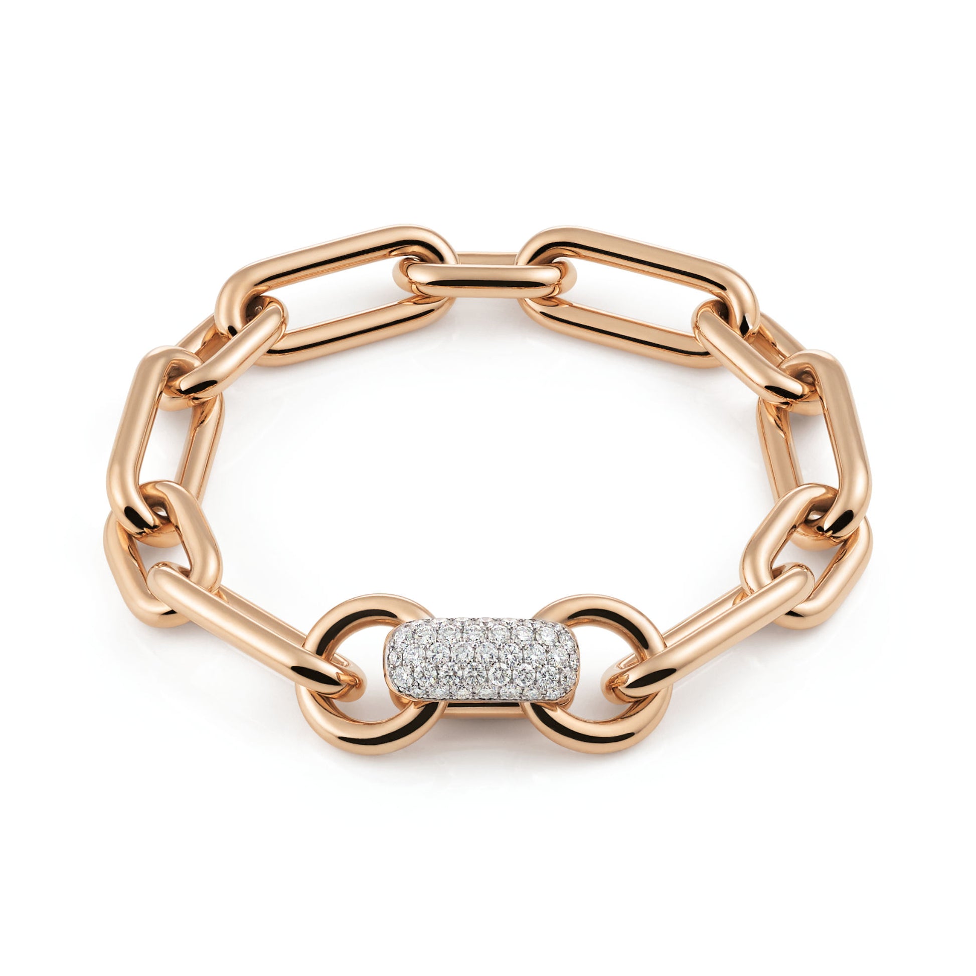 La Piazza Armband, Bicolor-Gold • Diamant von Al Coro (AB994R)