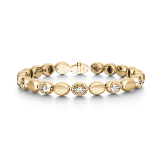 LIBERTÉ Armband, Gelbgold • Diamant von Schaffrath (111_L1061_140_GW)