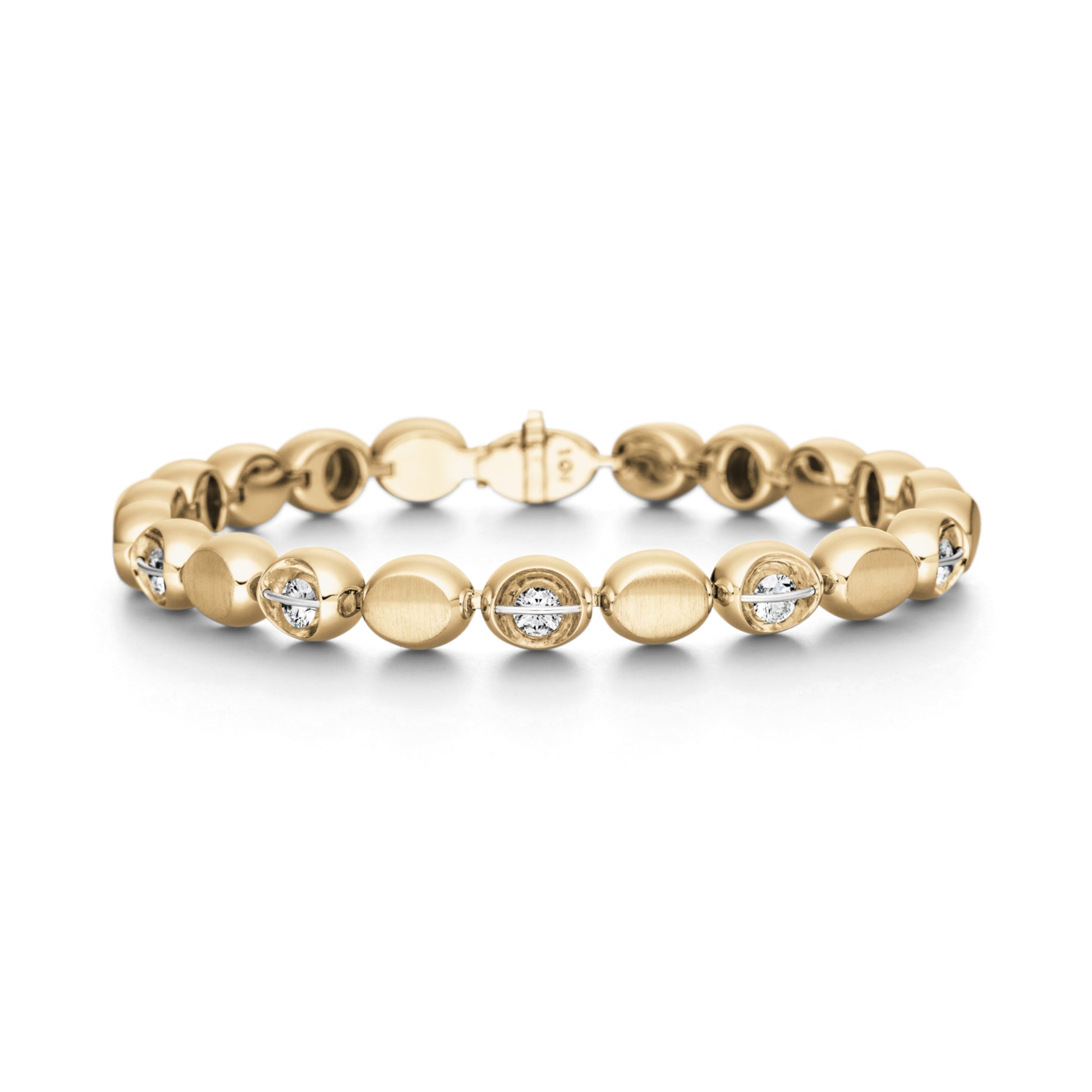 LIBERTÉ Armband, Gelbgold • Diamant von Schaffrath (111_L1061_290_GW)