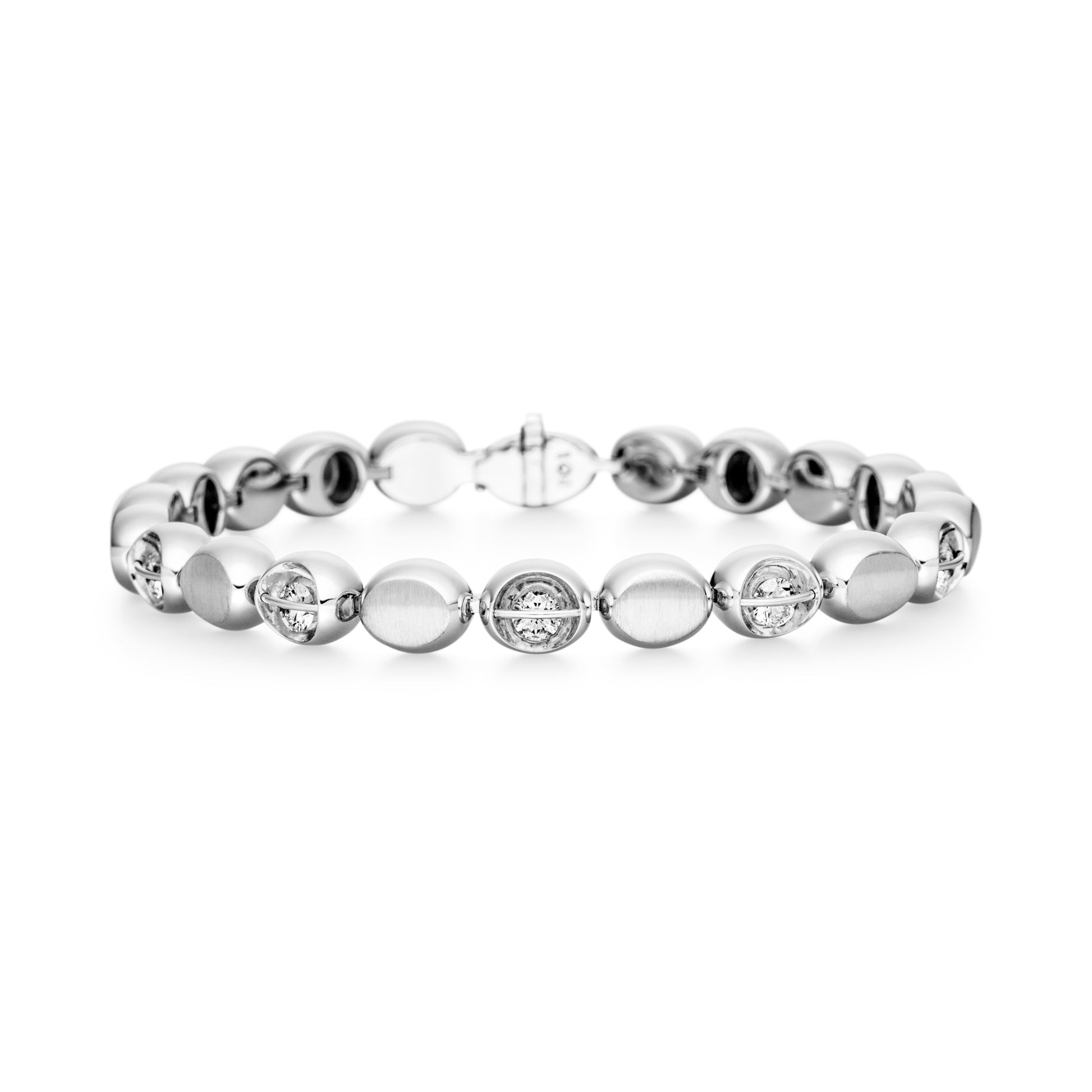 LIBERTÉ Armband, Weißgold • Diamant von Schaffrath (211_L1061_140_WW)
