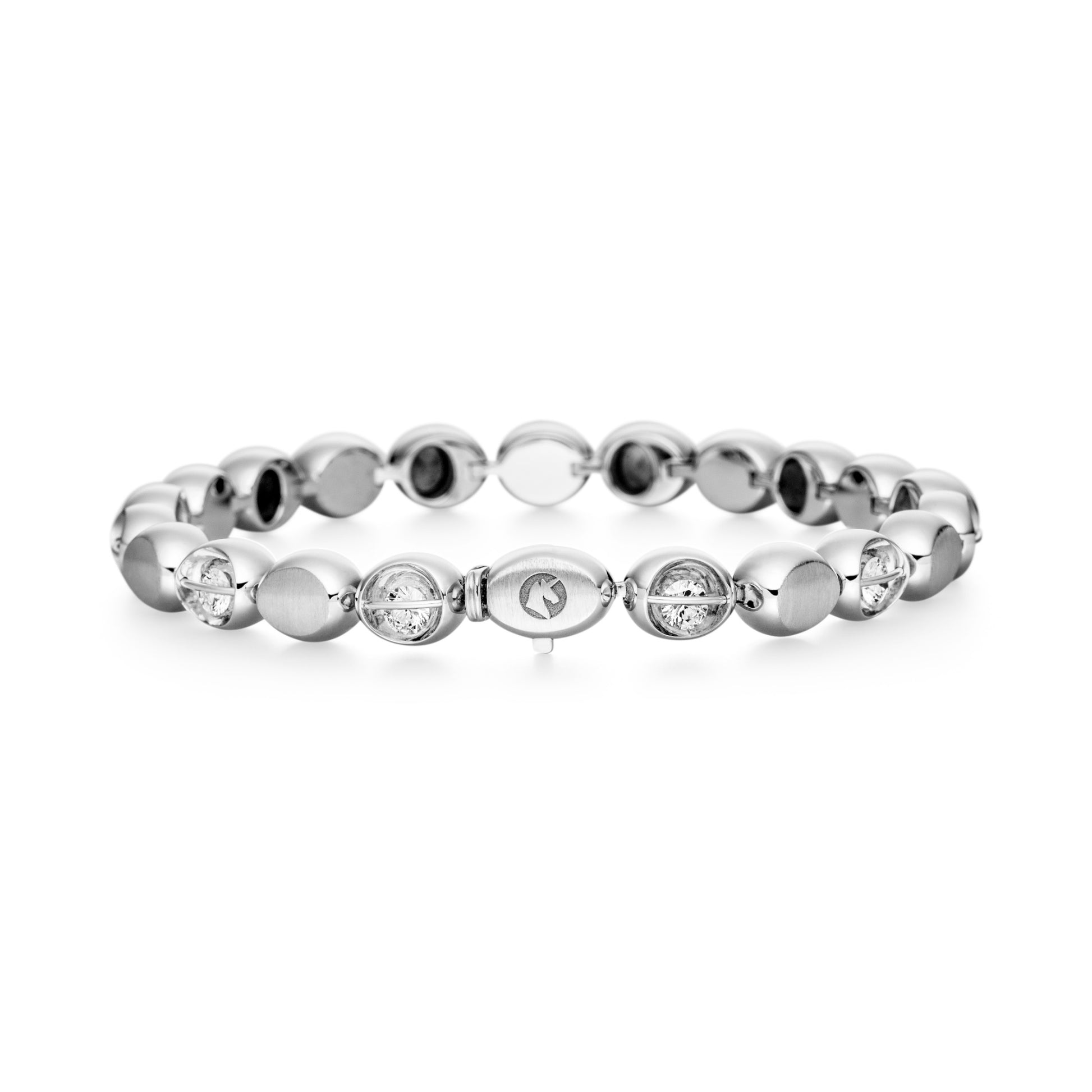 LIBERTÉ Armband, Weißgold • Diamant von Schaffrath (211_L1061_140_WW)