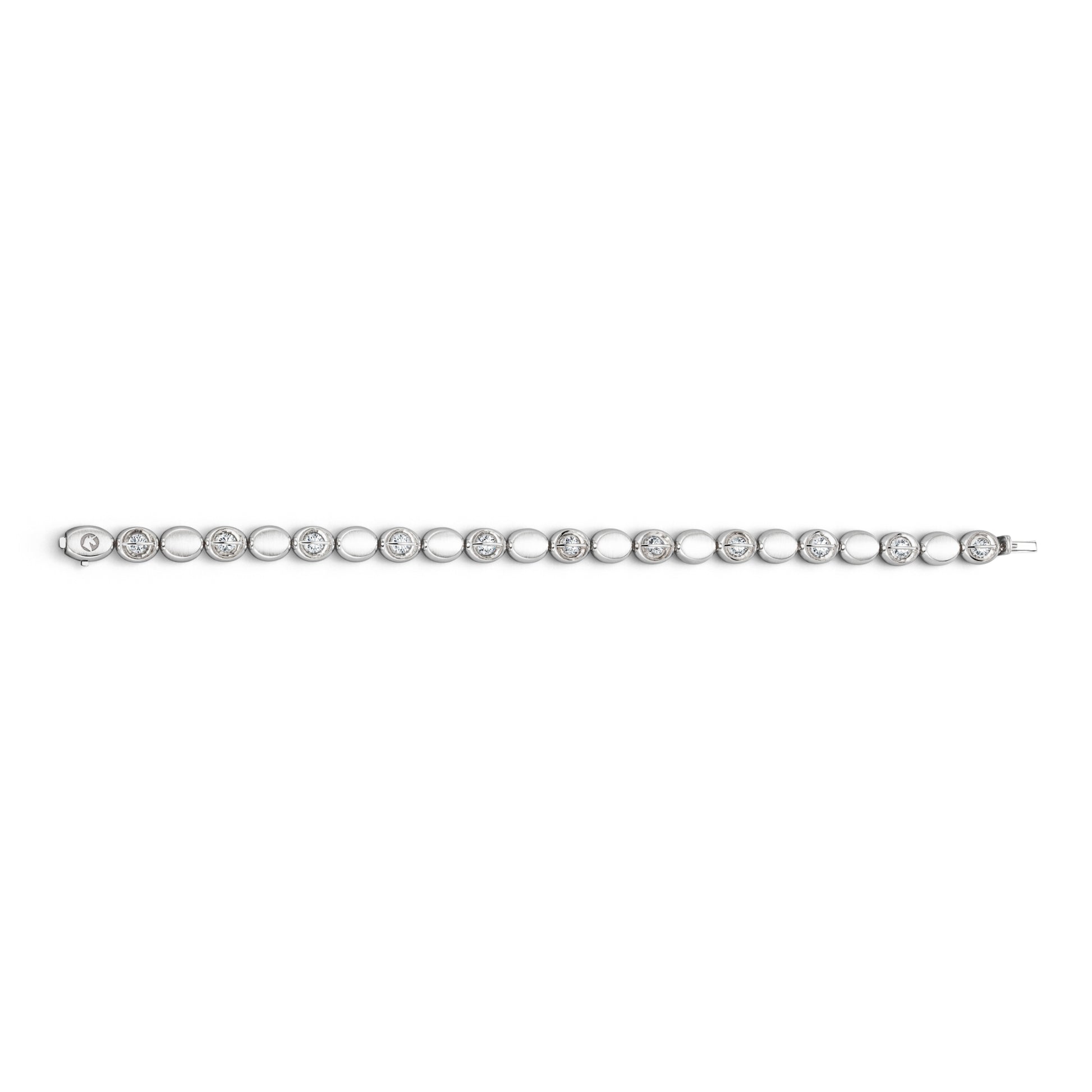 LIBERTÉ Armband, Weißgold • Diamant von Schaffrath (211_L1061_140_WW)