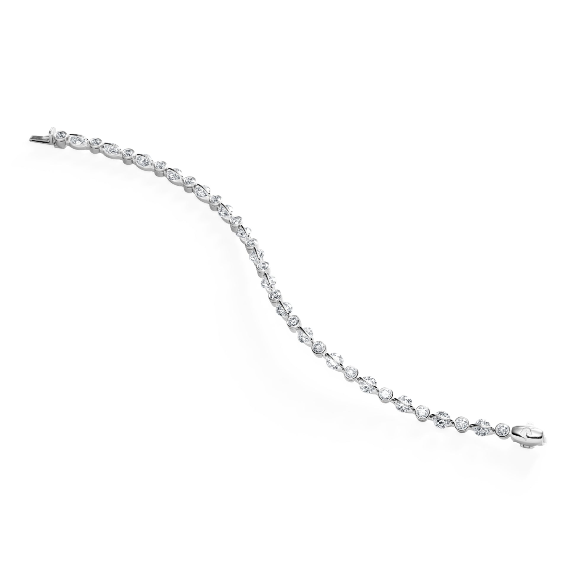 LIBERTÉ Armband, Weißgold • Diamant von Schaffrath (211_L1081_295_WW)