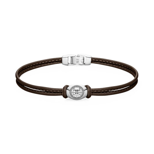 LIBERTÉ Armband, Weißgold • Diamant von Schaffrath (211_L1C61_3X_050_WW)