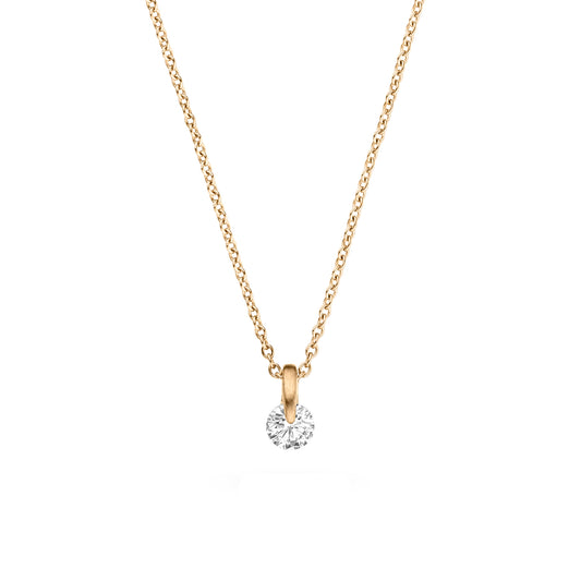 LIBERTÉ Collier, Gelbgold • Diamant von Schaffrath (114_L2N20_020_GW)