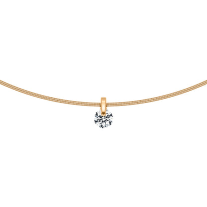 LIBERTÉ Collier, Gelbgold • Diamant von Schaffrath (114_L2N2N_050_GW)