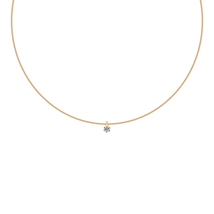 LIBERTÉ Collier, Gelbgold • Diamant von Schaffrath (114_L2N2N_050_GW)