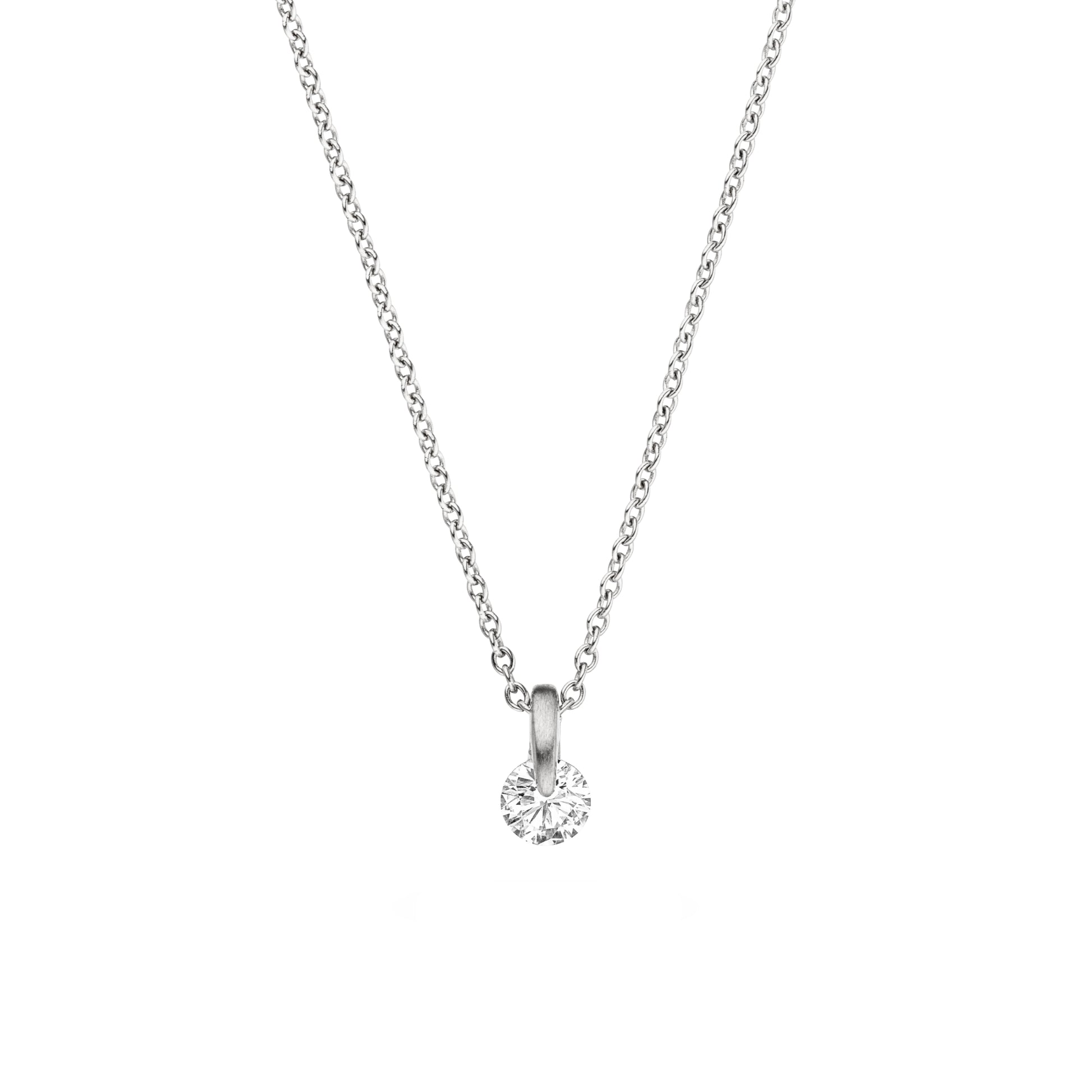 LIBERTÉ Collier, Weißgold • Diamant von Schaffrath (214_L2N20_020_WW)