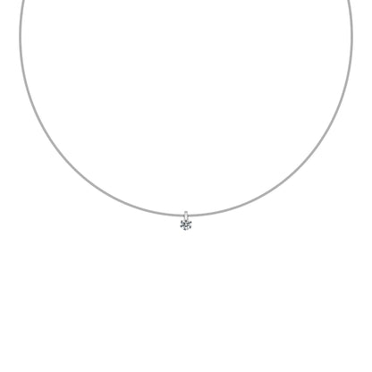LIBERTÉ Collier, Weißgold • Diamant von Schaffrath (214_L2N2N_050_WW)