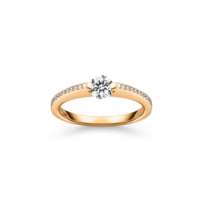 LIBERTÉ Diamantring, Gelbgold • Diamant von Schaffrath (118_L2N24_050_GW)