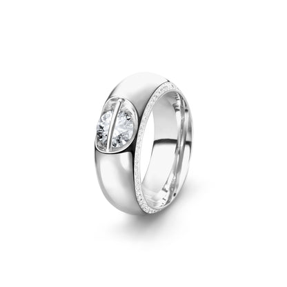 LIBERTÉ Diamantring, Weißgold • Diamant von Schaffrath (218_L1062_70_WW)