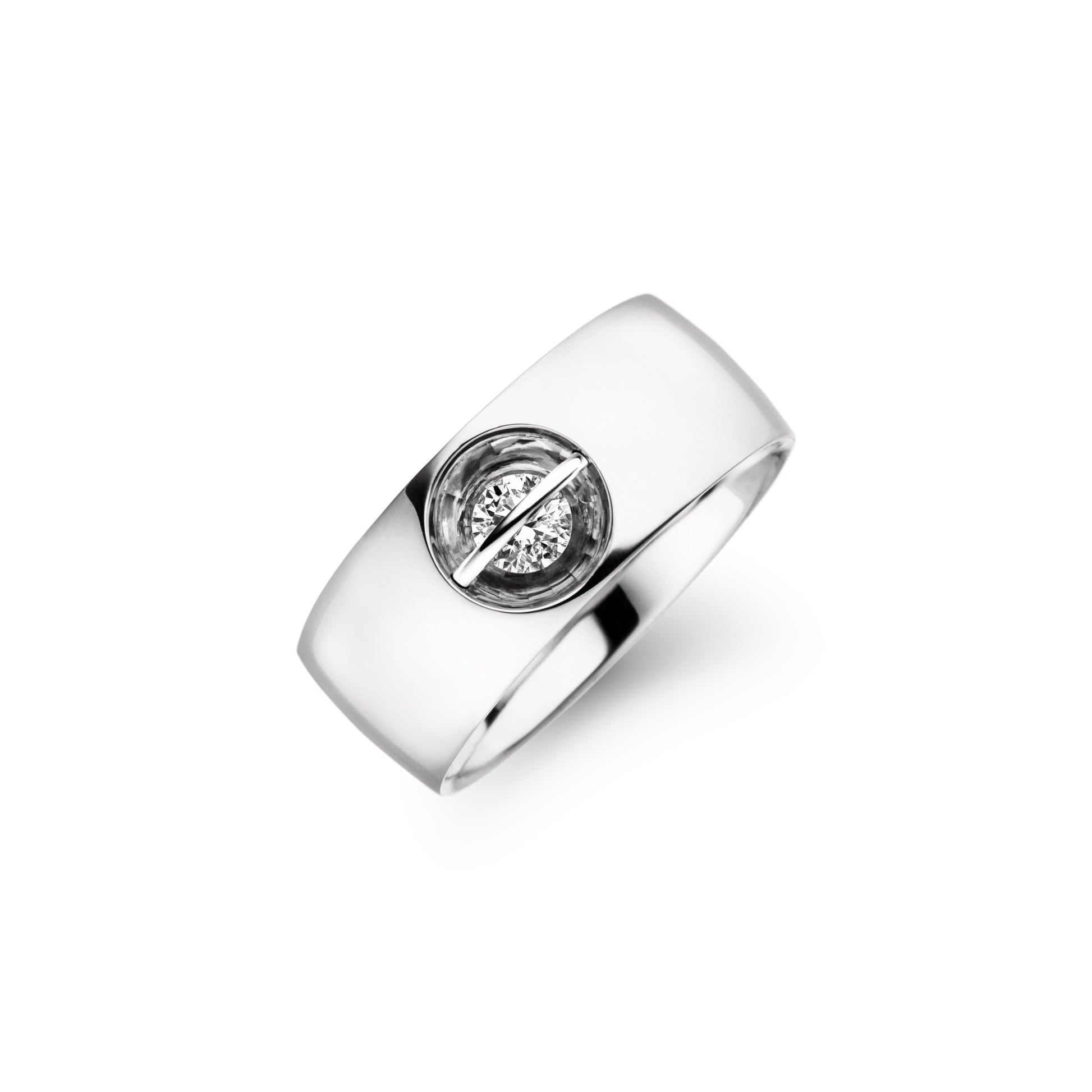 LIBERTÉ Diamantring, Weißgold • Diamant von Schaffrath (218_L1063_20_WW)