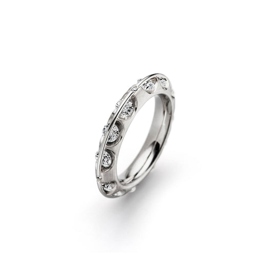 LIBERTÉ Memoire Ring, Weißgold • Diamant von Schaffrath (518_L1047_180_WW)