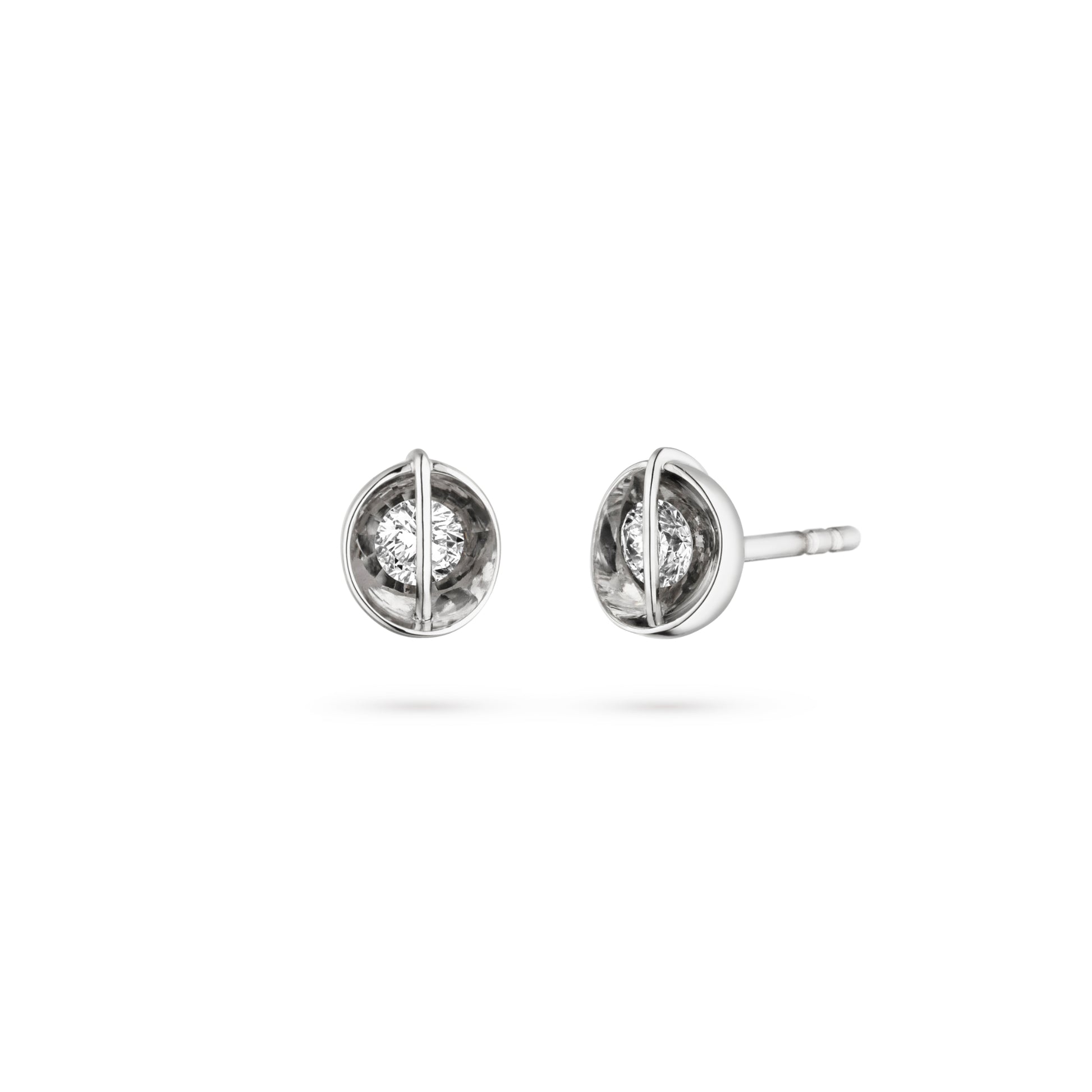 LIBERTÉ Ohrstecker, Weißgold • Diamant von Schaffrath (217_L1061_30_WW)