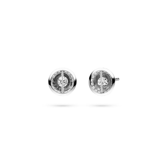 LIBERTÉ Ohrstecker, Weißgold • Diamant von Schaffrath (217_L1064_30_WW)
