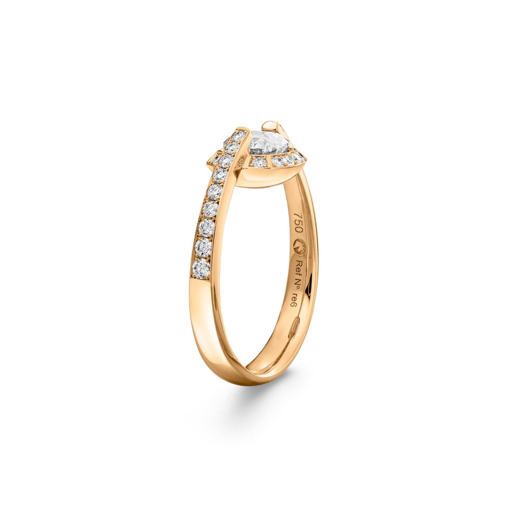 LIBERTÉ Ring, Roségold • Diamant von Schaffrath (118_L2080_C0_SO8)