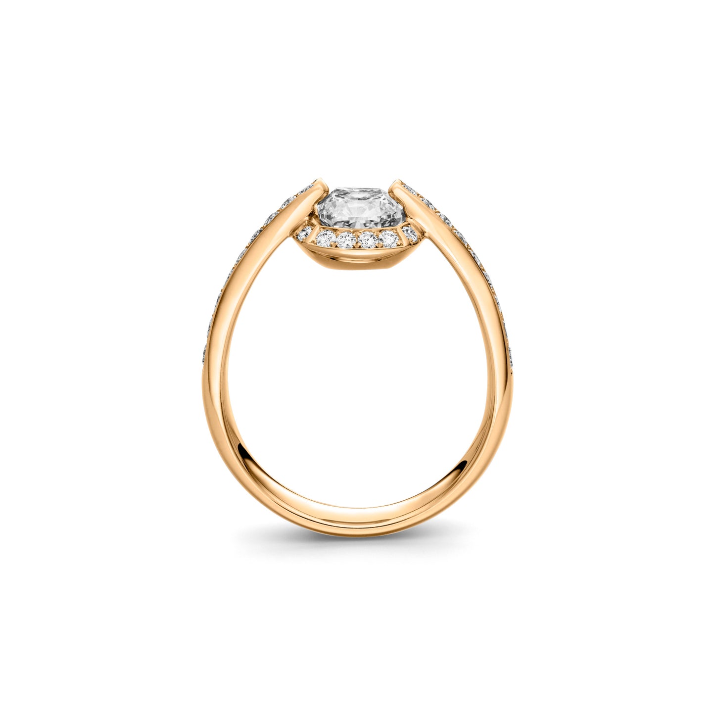 LIBERTÉ Ring, Roségold • Diamant von Schaffrath (118_L2080_C0_SO8)