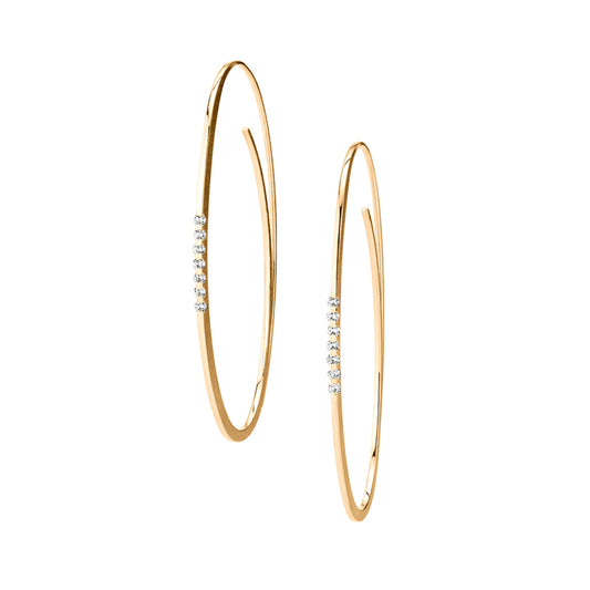 Linear Brillant Creolen von Niessing (N364912-48mm-cy)