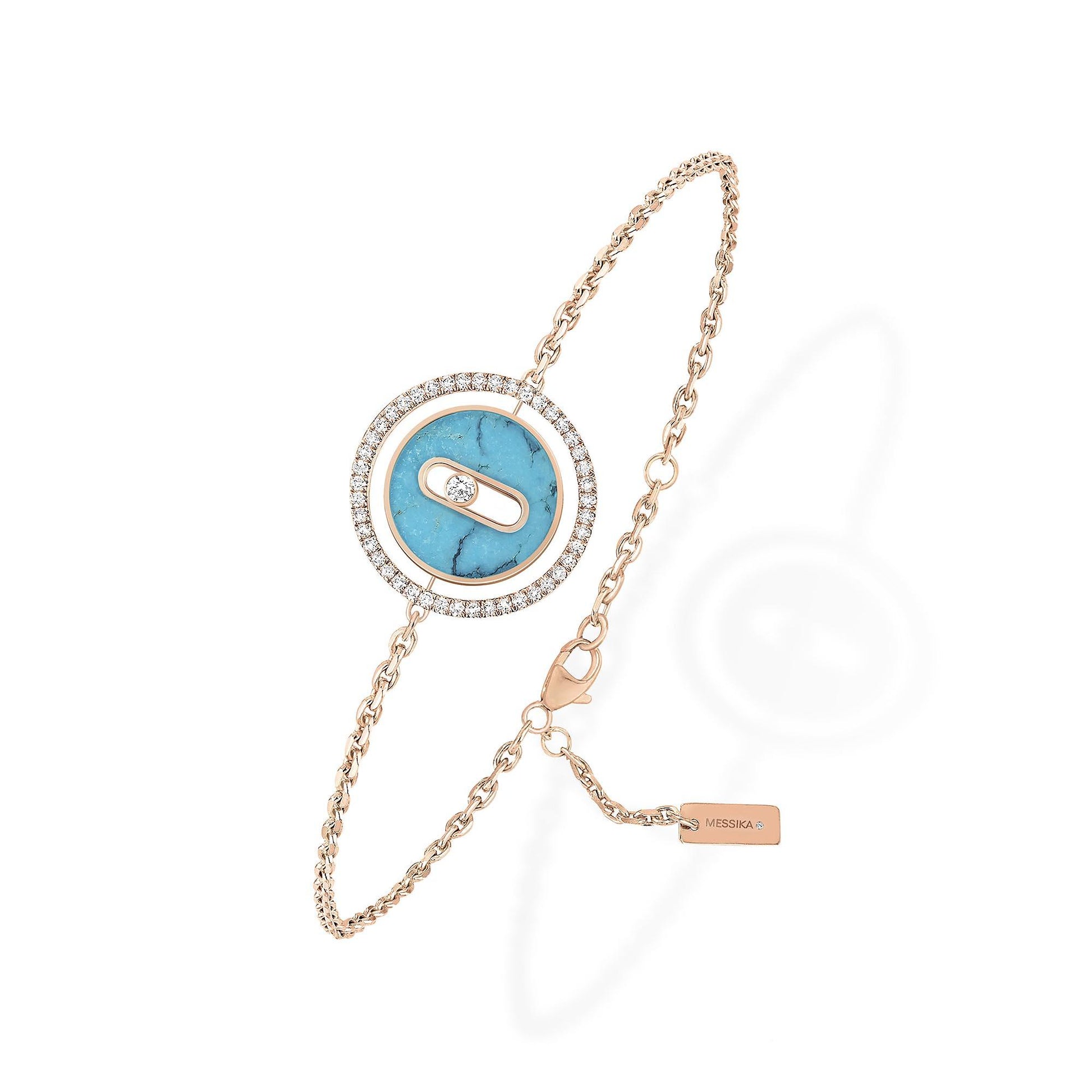 Lucky Move Armband KM Türkis, Roségold • Diamant • Türkis von Messika (11652-PG)